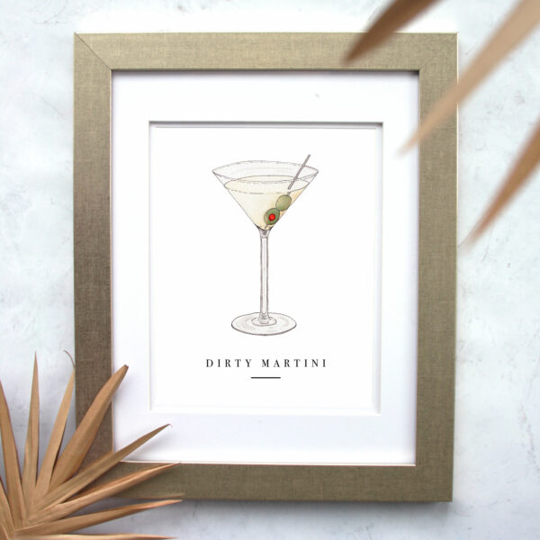 Dirty Martini Cocktail