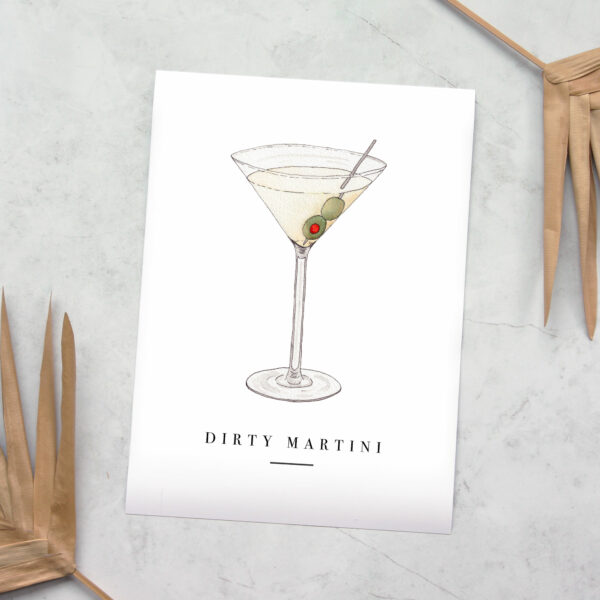 Dirty Martini Cocktail - Image 2