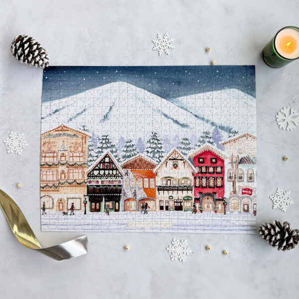 Winter Wonderland Puzzle - inspired by Leavenworth, WA