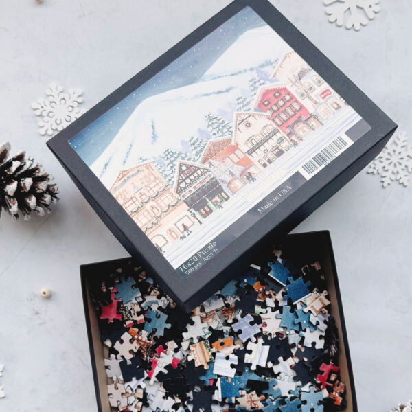 Winter Wonderland Puzzle - inspired by Leavenworth, WA - Image 4